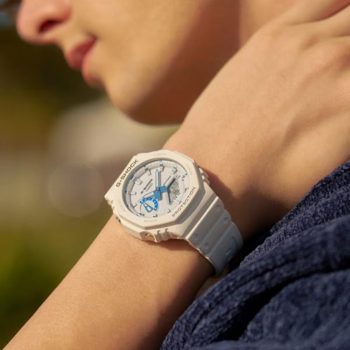 Men's Casio G-Shock Analog-Digital Hidden Glow Watch |GA-2100HDS-7AJF